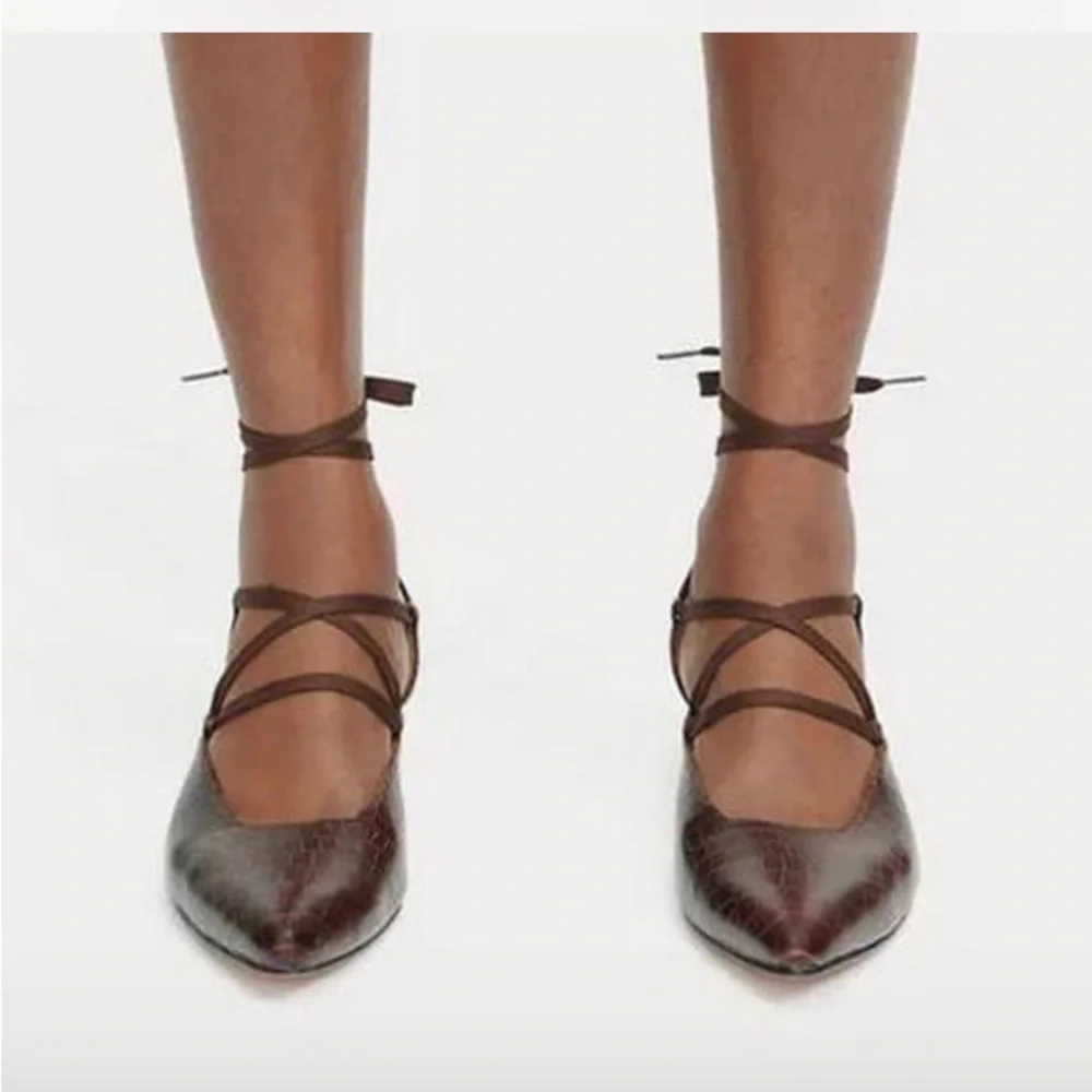 Rachel Comey kitten heel croc lace up - Picture 2 of 9